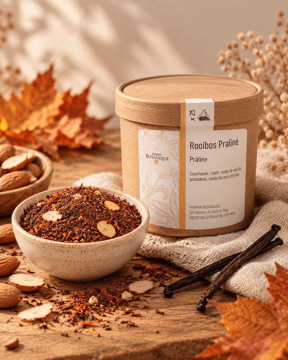 Rooibos Praliné – Maman Botanique