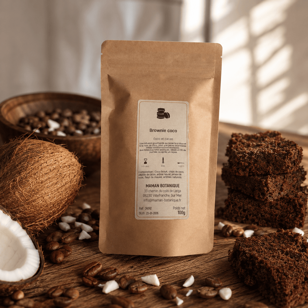 La Pâtisserie liquide – Brownie Coco - Maman Botanique