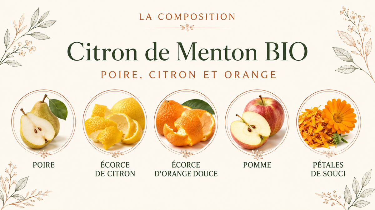 Composition de Citron de Menton BIO