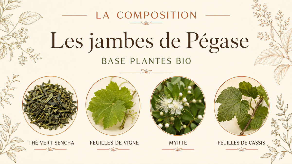Composition de Les Jambes de Pégase Bio
