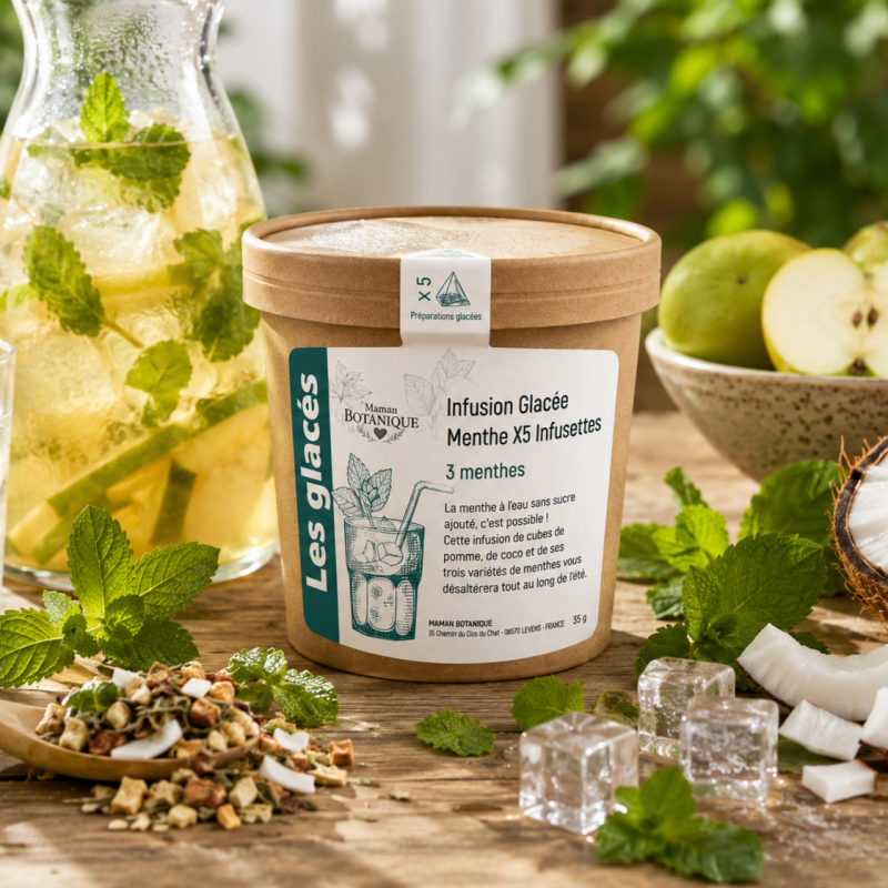 Infusion Glacée Trio de Menthes
